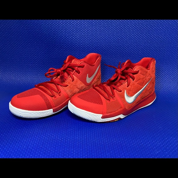 SOLD‼️  Kyrie 3 “University Red” (GS) - Picture 1 of 13